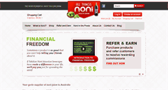 Desktop Screenshot of allthingsnoni.com.au